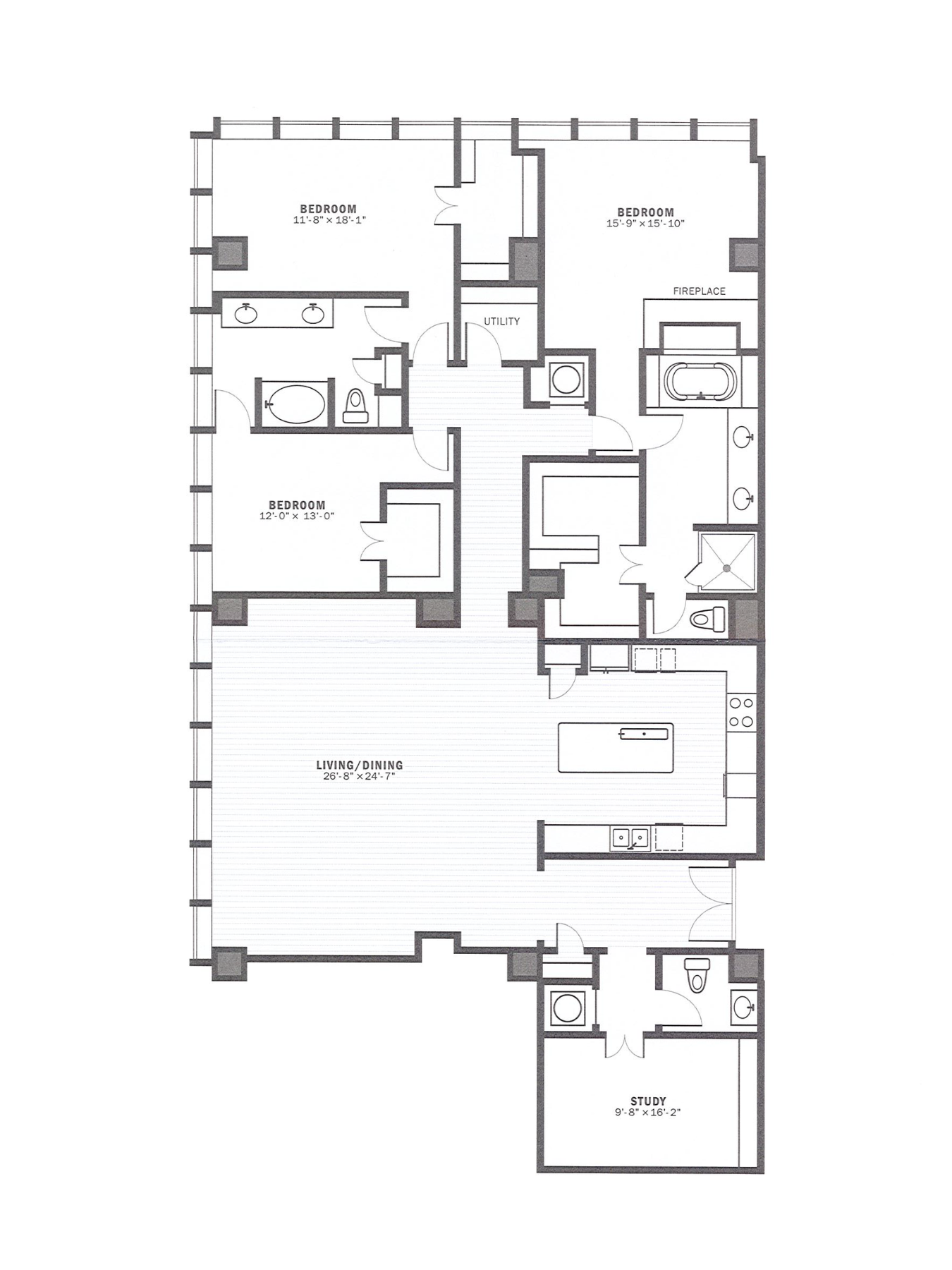 PH3 Floorplan Gables Republic Tower